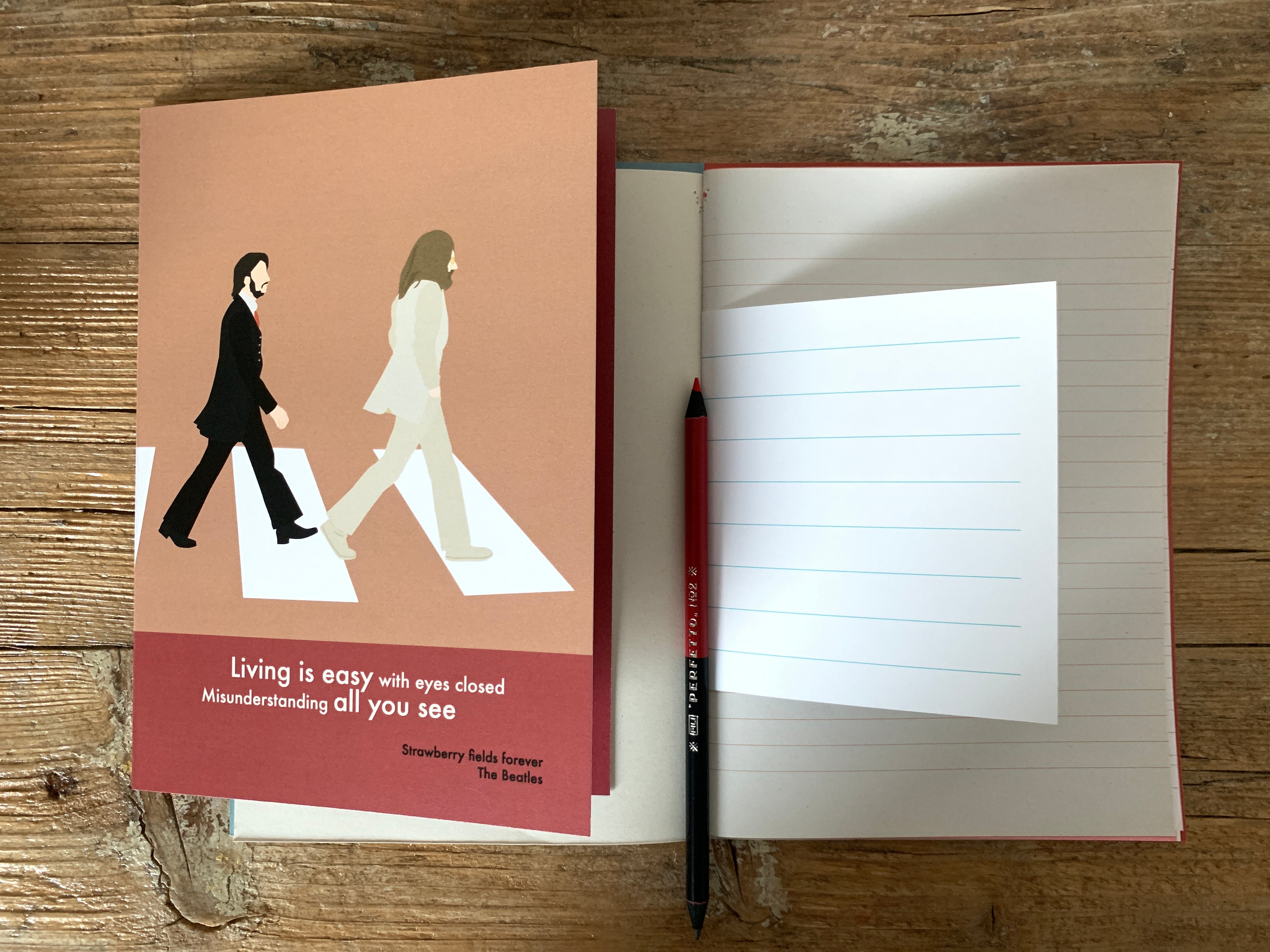 Quaderno tributo ai Beatles