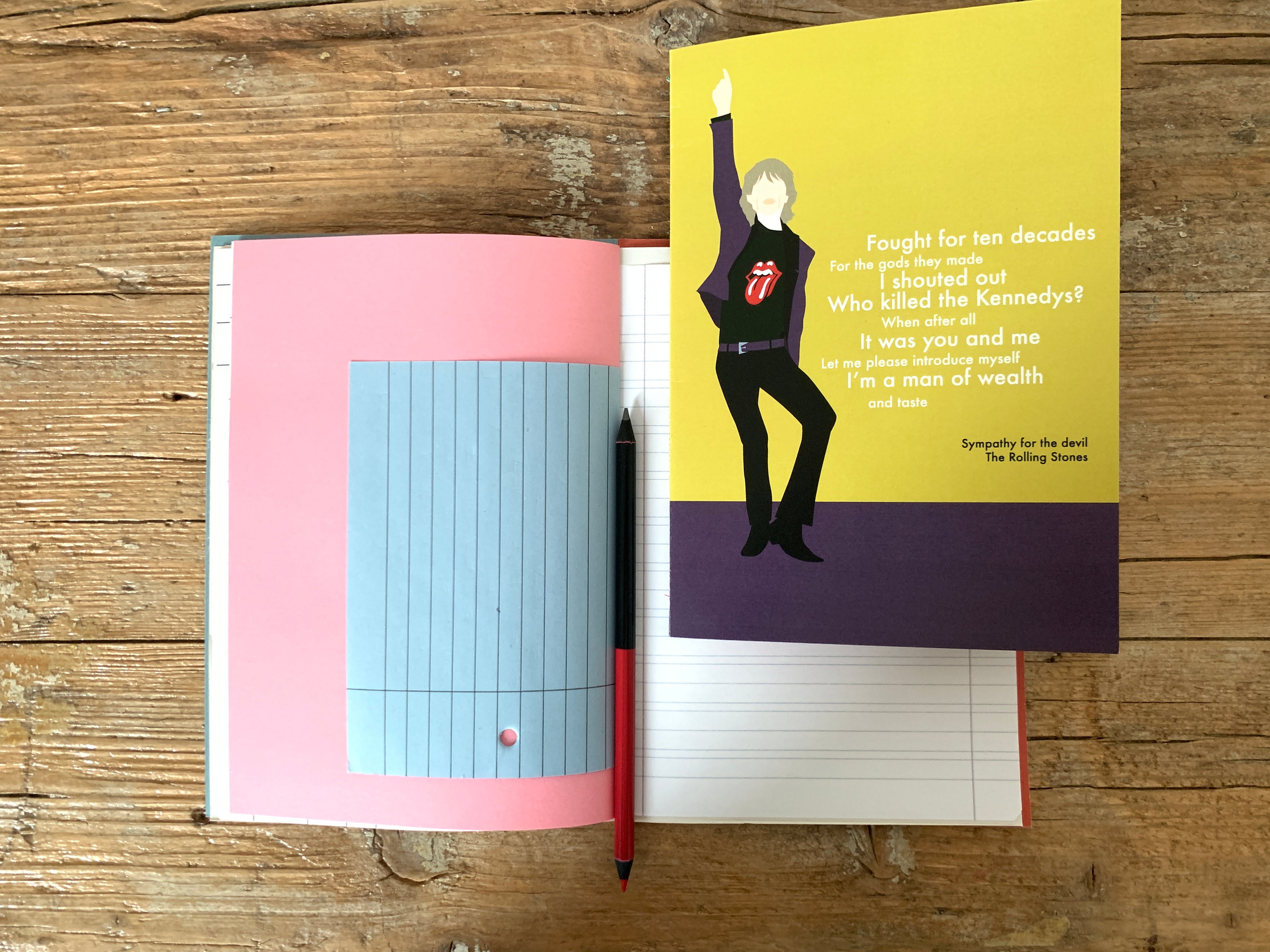 Quaderno Rolling Stones