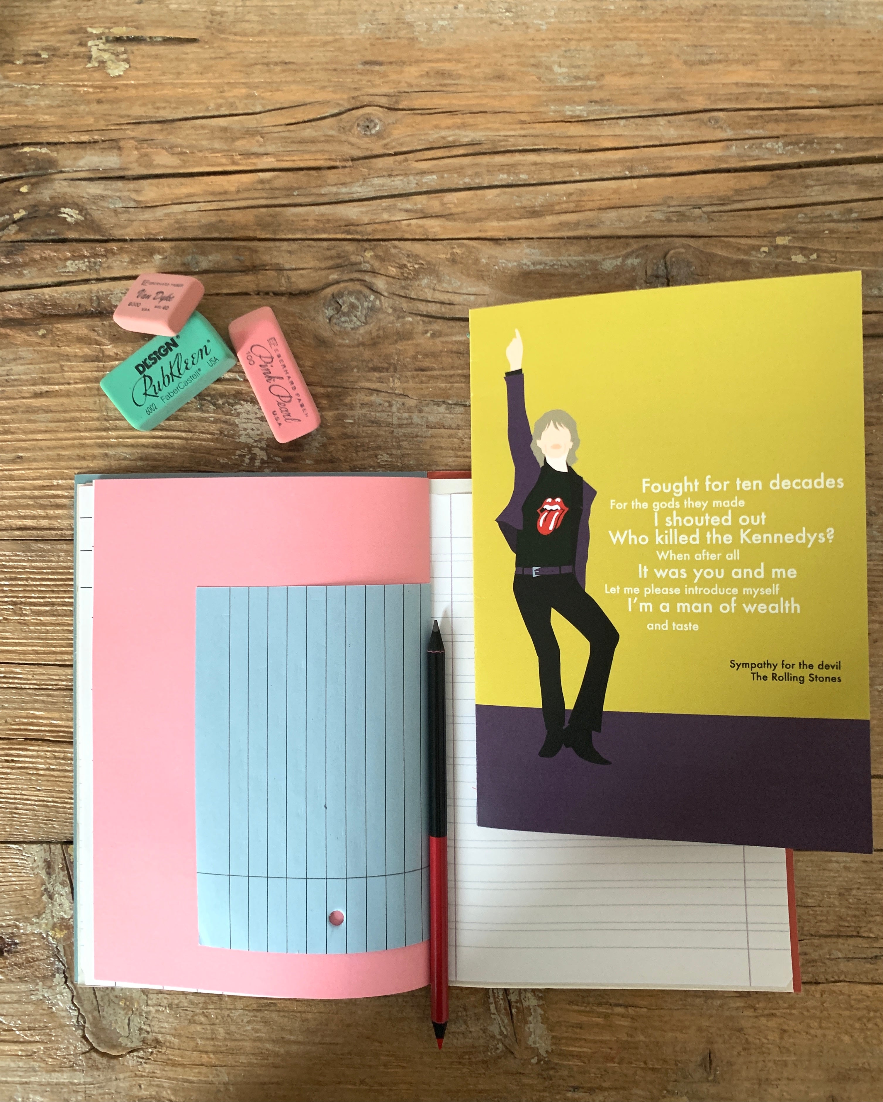 Quaderno Rolling Stones