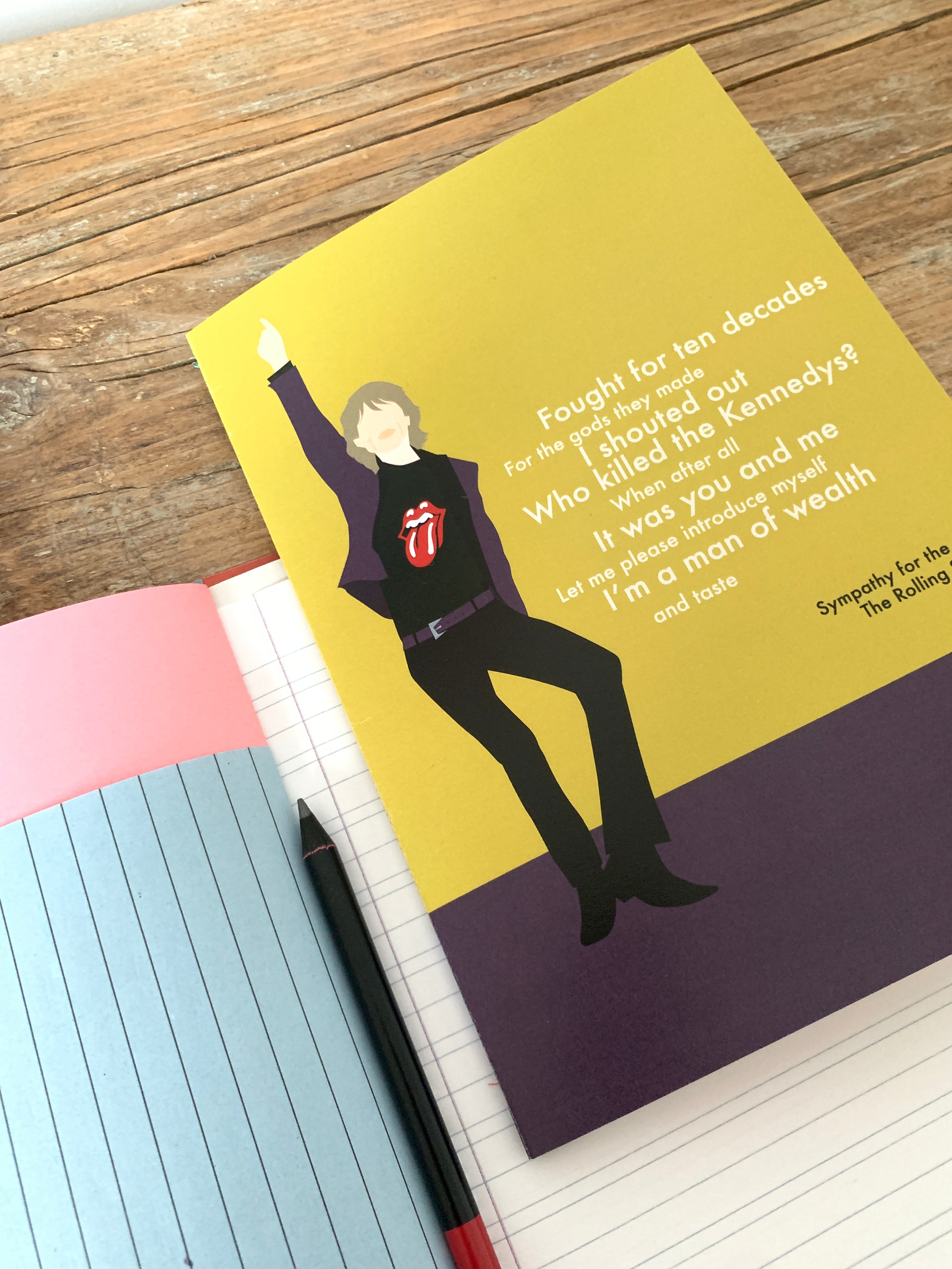 Quaderno Rolling Stones